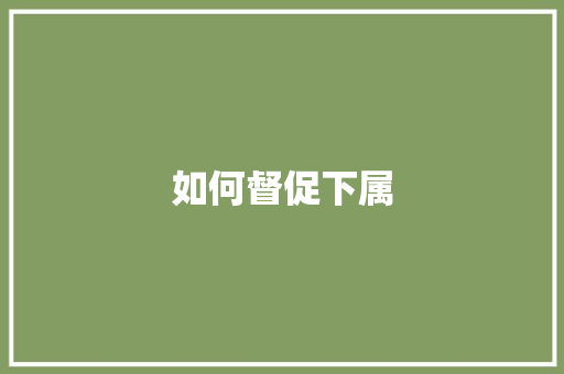 如何督促下属 社交媒体
